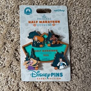 2026 runDisney Princess Half Marathon Weekend Mini Jumbo LE Pin